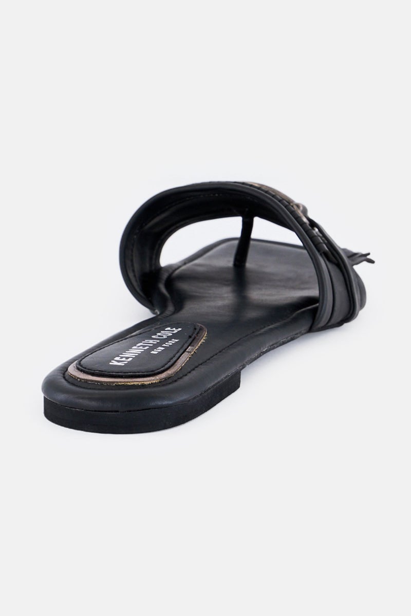 Kenneth Cole Women Ella Slip On Flats, Black - Image 3
